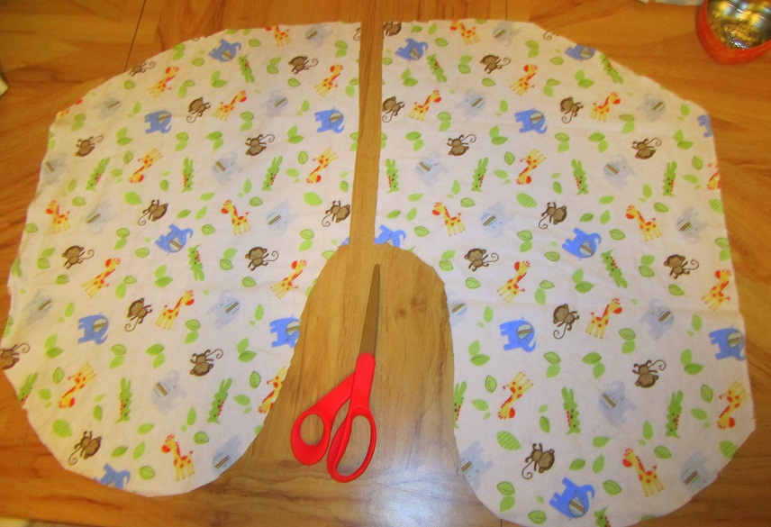 always looking up Boppy cover from old receiving blankets