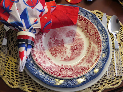  4th of July tablescape
