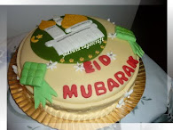Eid Mubarak Chocolate Cake