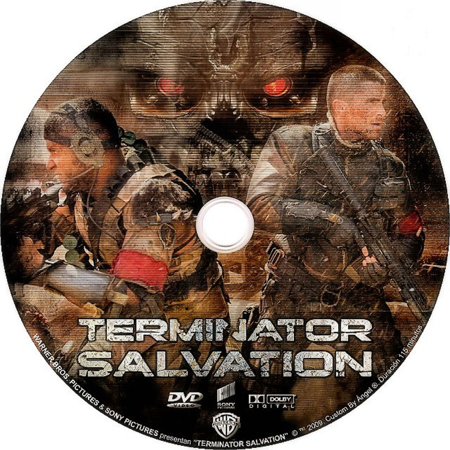 Terminator Salvation DVD Label Art Terminator Salvation DVD Label Art