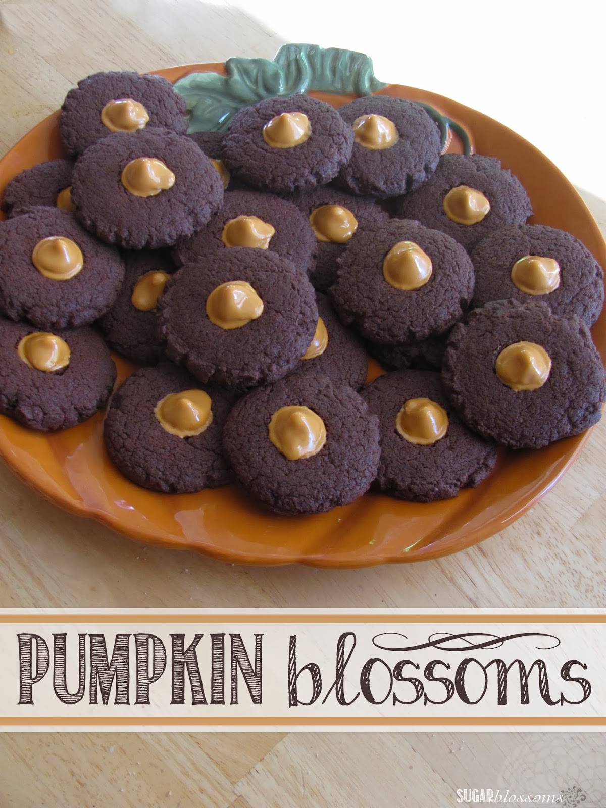 Sweet Sugar Blossoms BOO! with Pumpkin Blossom Cookie Recipe