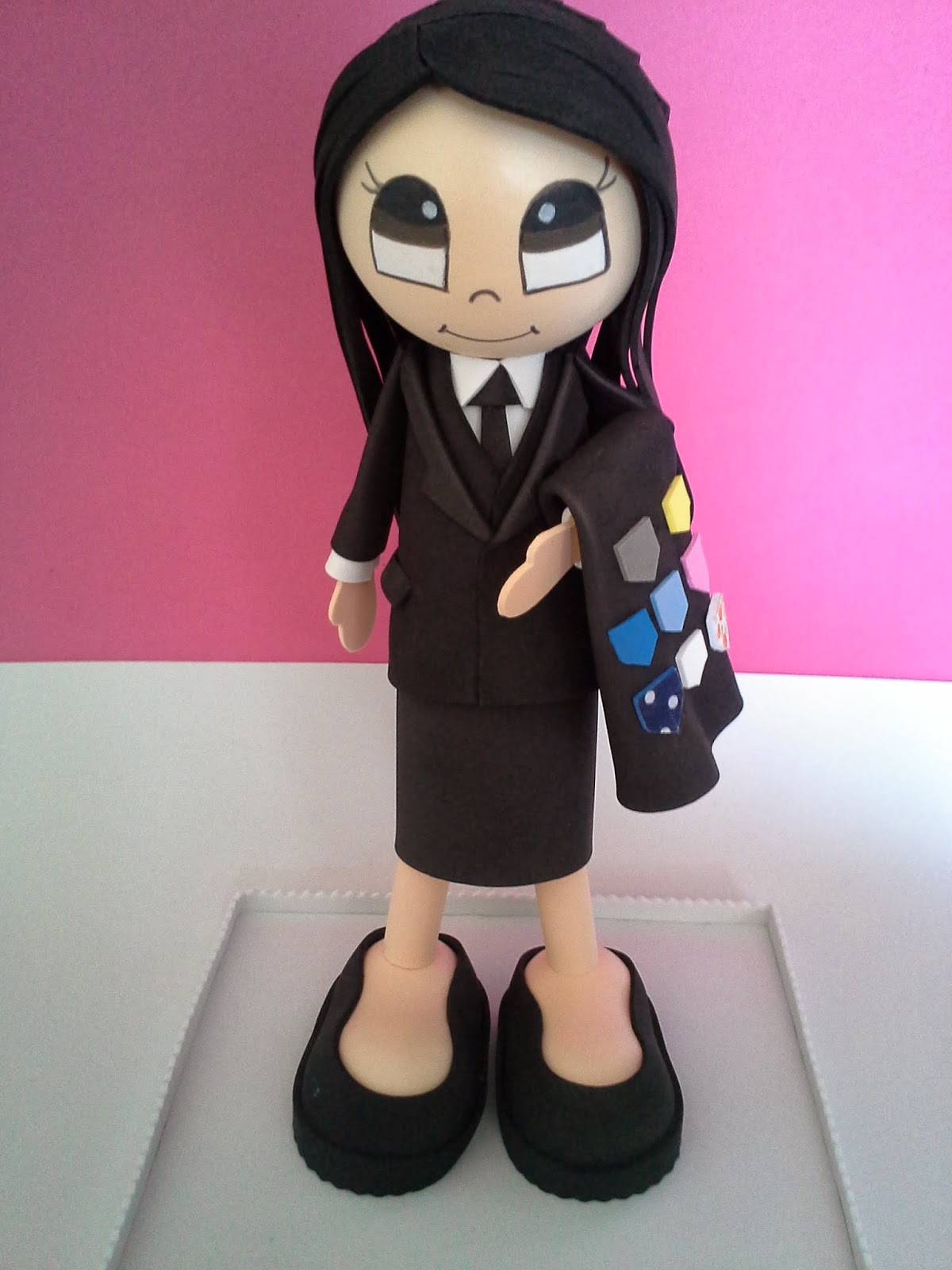 Boneca de EVA Boneca de Eva Traje Académico