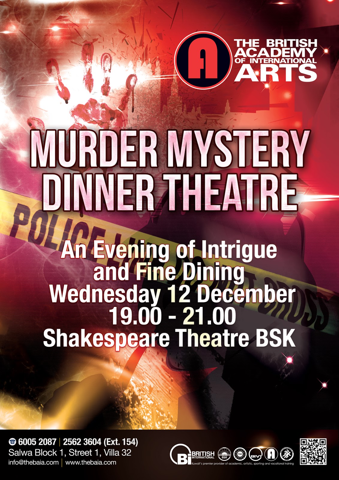 ladies who do lunch in kuwait murder mystery dinner theatre at murder mystery event flyer