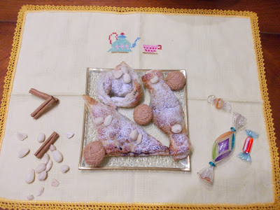 dolci sfoglie ai fichi e mandorle