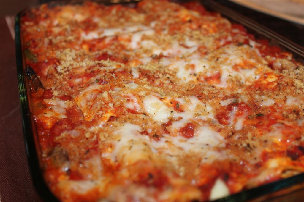 Kelly's Healthified Kitchen Supreme Pizza Lasagna