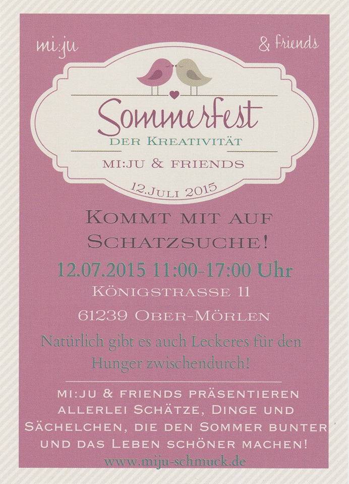 Sommerfest der Kreativität