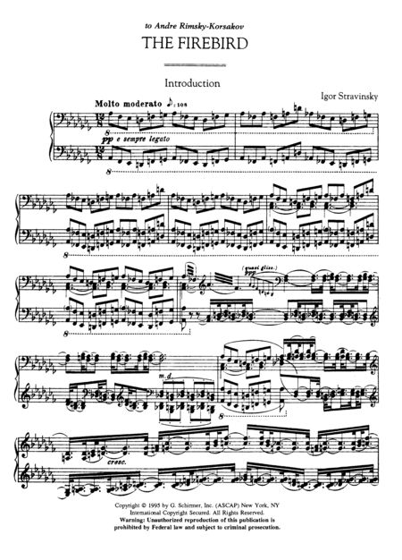 Stravinsky Petrushka Trumpet Sheet Music