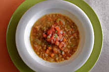 Fast Lentil SOup with Fresh Salsa