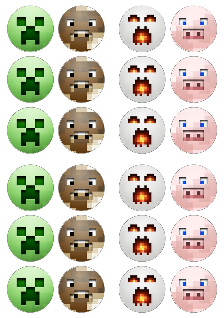 Minecraft Cake Toppers Ebay Minecraft Cake Toppers Ebay