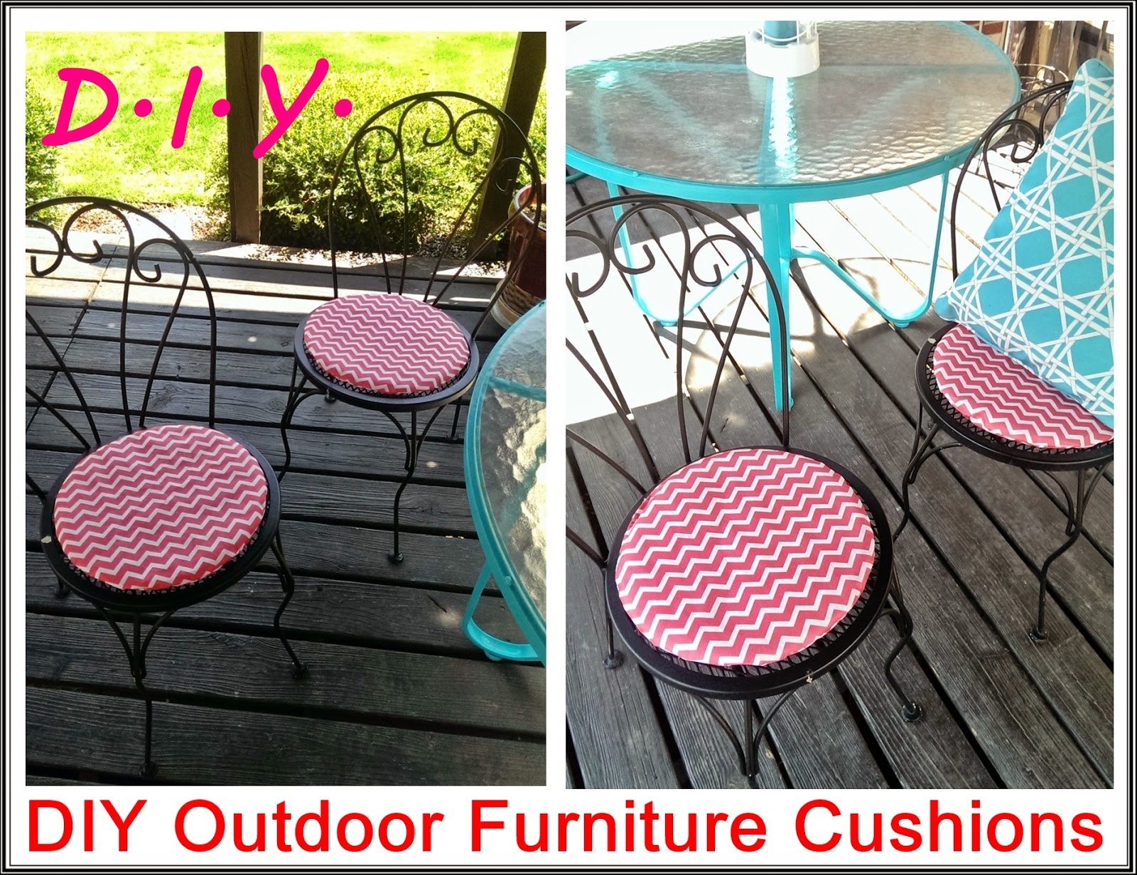 Megmade Creations How to Make Outdoor Pillow Cushions Chevy Print