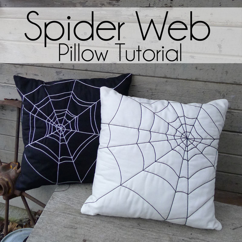 Pieces by Polly Quilted Spider  Pillows