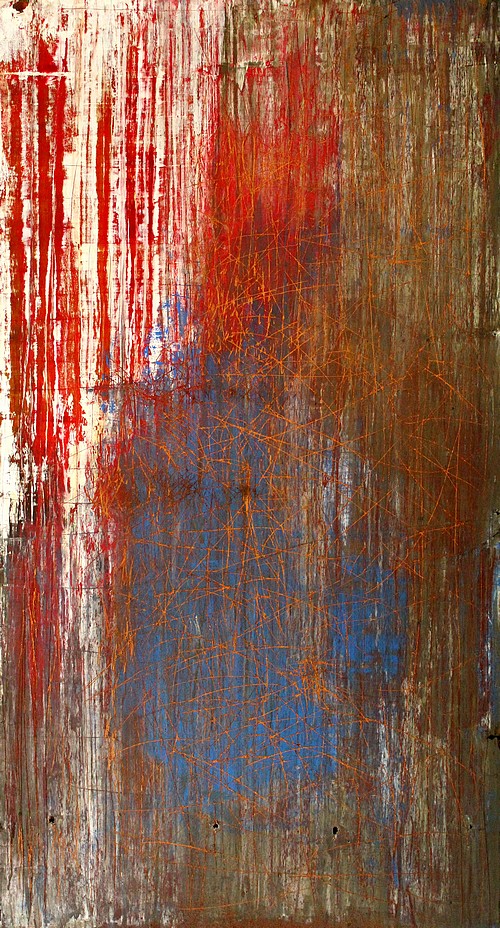 CHRISTIAN HETZEL scratched wall