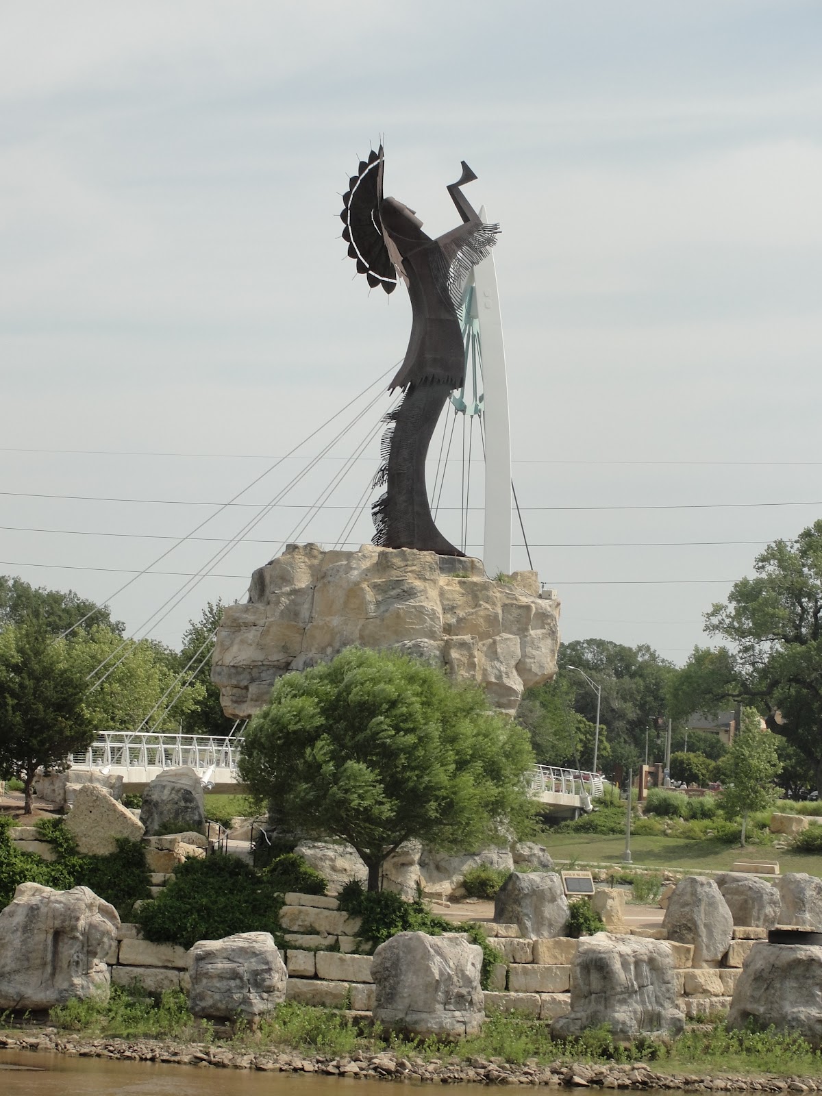 BJ Travels Keeper of the Plains, Wichita, KS