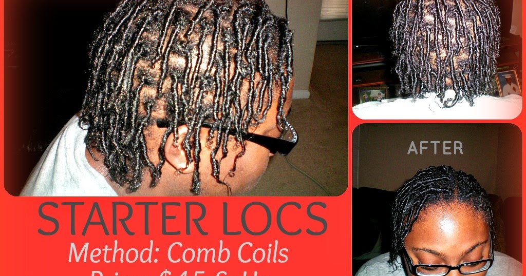 STARTER LOCS COMB COIL METHOD EYESEYE creations