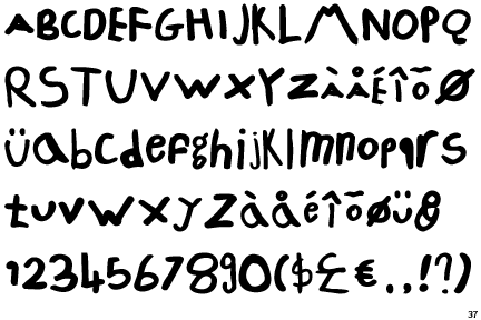 Child Handwriting Font