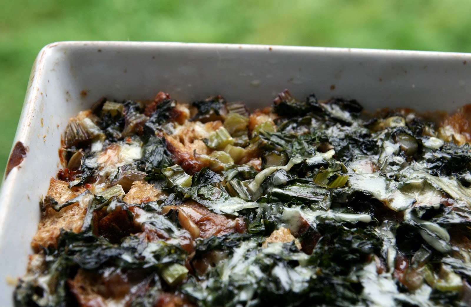 Kale and Rye Bread Panade Recipe mostly foodstuffs