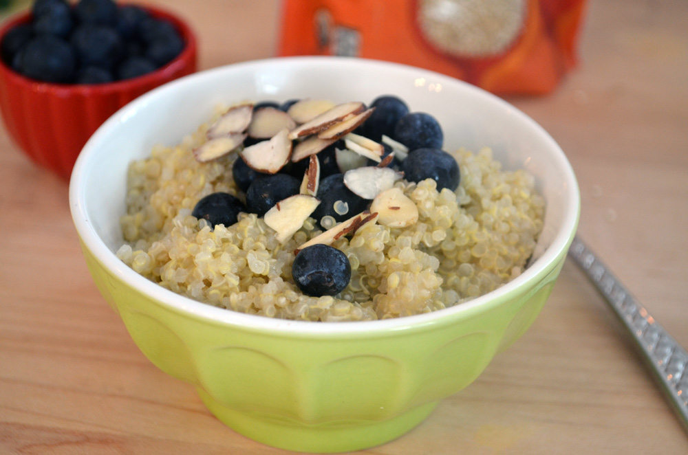 Blueberry Breakfast Quinoa Fit Foodie Finds