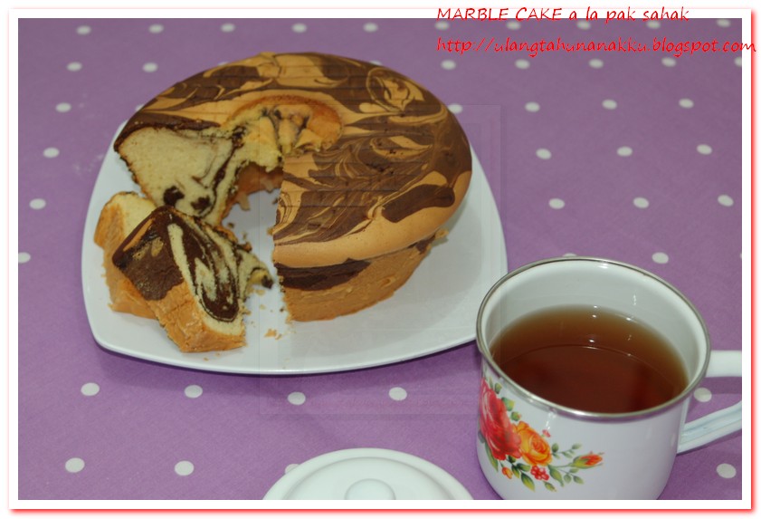 Resep Marble Cake Pak Sahak Resep Marble Cake Pak Sahak