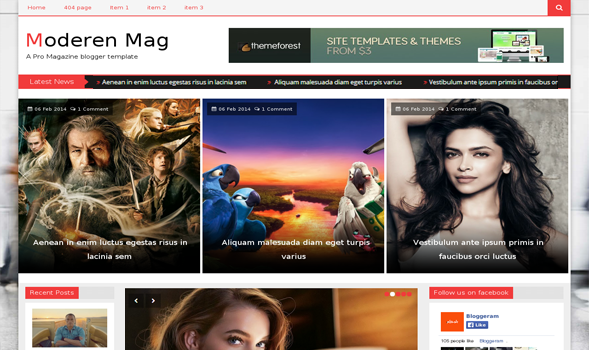 Share Theme Blogspot tin tức 2014 Modern Mag đẹp tuyệt Share Theme Blogspot tin tức 2014 Modern Mag đẹp tuyệt