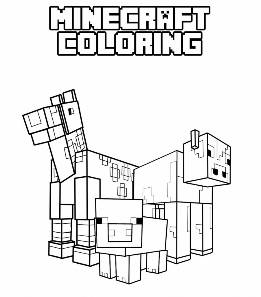 Wither Minecraft Coloring Page