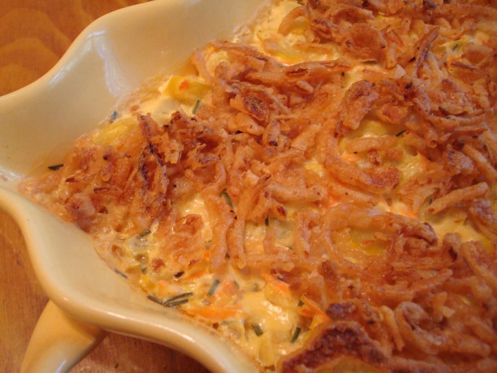 Breaking Bread Together! Squash and Carrot Casserole