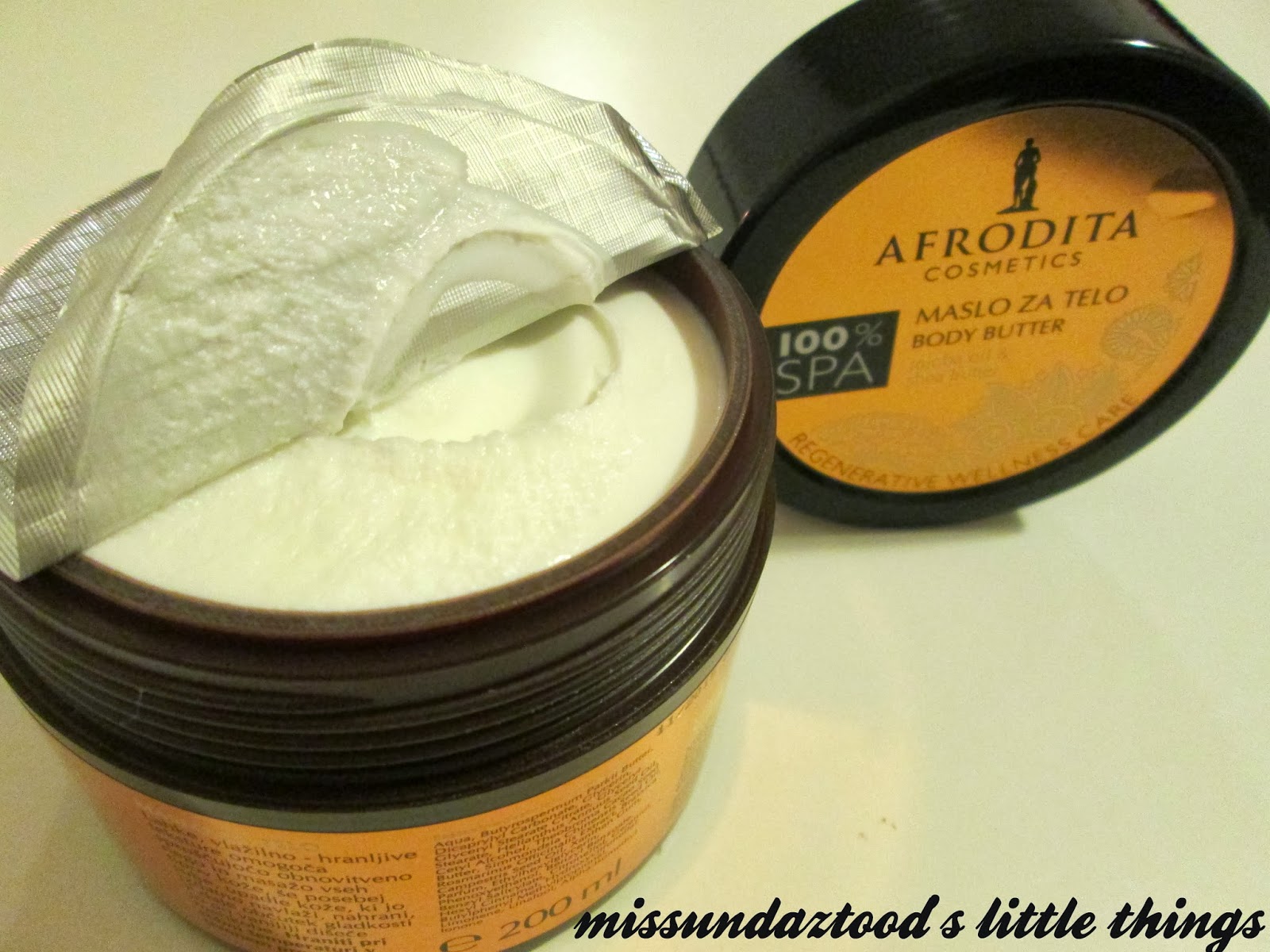Afrodita 100 SPA maslac za tijelo Missundaztood's Beauty Scents