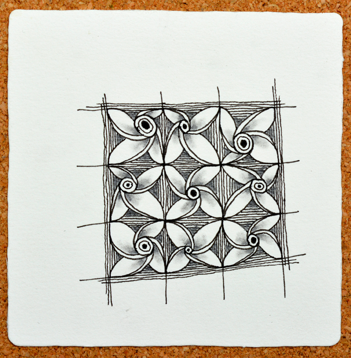 Zentangle Well (a new tangle!)