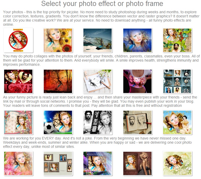 Funny photo effects free photo frames online Funny pictures Photo