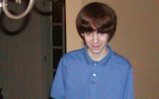 Adam Lanza in blue shirt