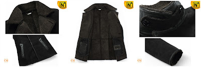 Real Sheepskin Lamb Fur Coat