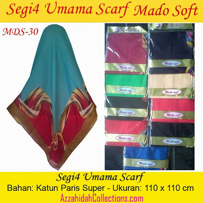 Jilbab Segi Empat Umama Scarf Mado Soft - www.azzahidahcollections.com