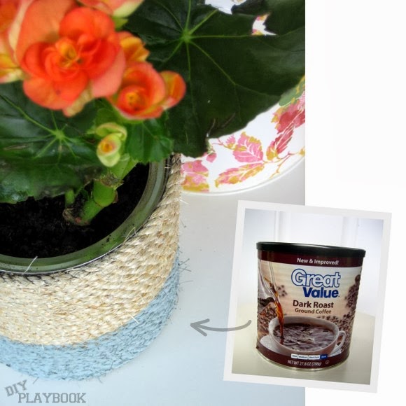 Upcycled Coffee Can Planter Tutorial DIY Playbook