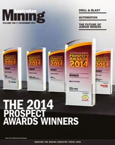 Australian Mining - November 2014 | ISSN 0004-976X | CBR 96 dpi | Mensile | Professionisti | Impianti | Lavoro | Distribuzione
Established in 1908, Australian Mining magazine keeps you informed on the latest news and innovation in the industry.