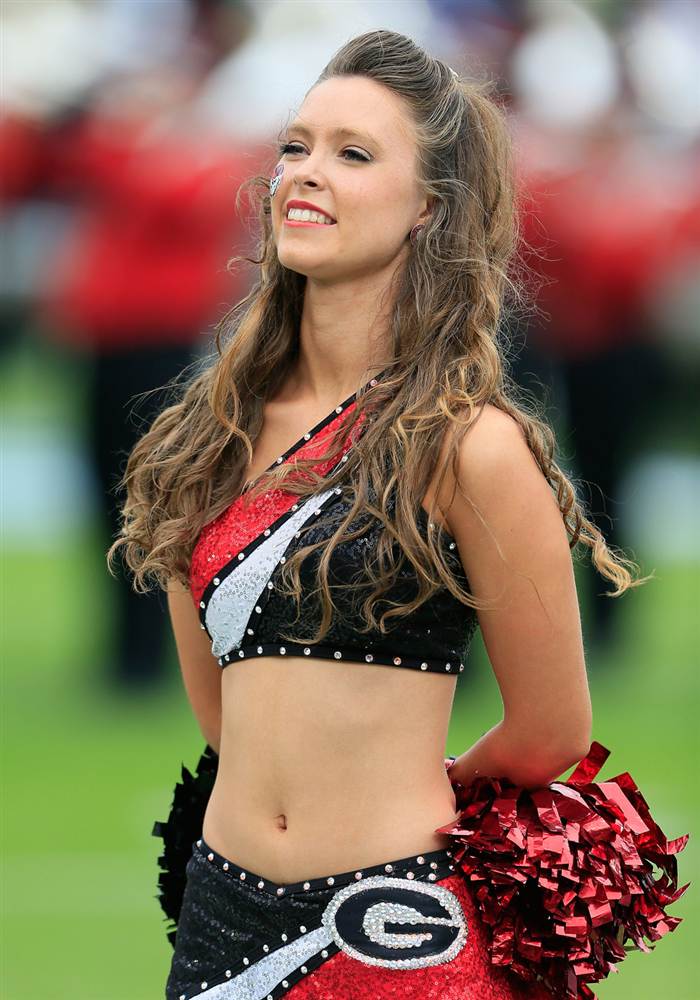 NFL and College Cheerleaders Photos Cute Cheerleader In Her