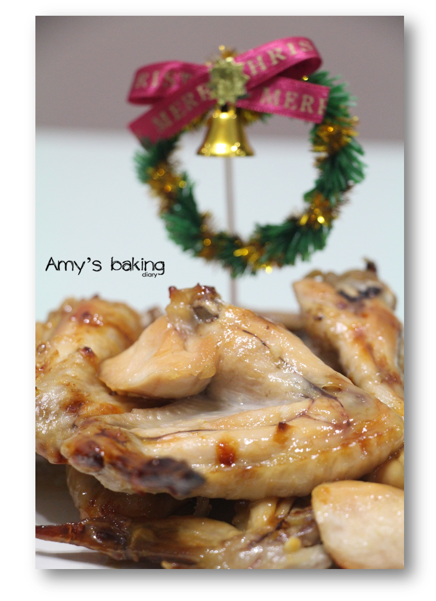 Amy Baking Diary Honey Lemon Chicken Wings