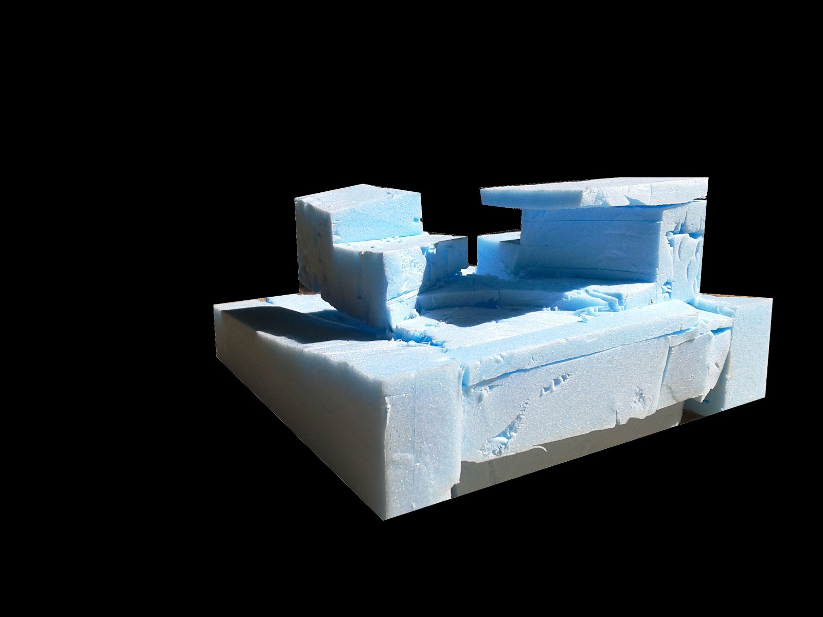 StudioCollaboration Carved Styrofoam Model