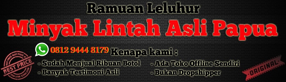 Kios Minyak Lintah Hitam Papua | Minyak Pembesar Penis