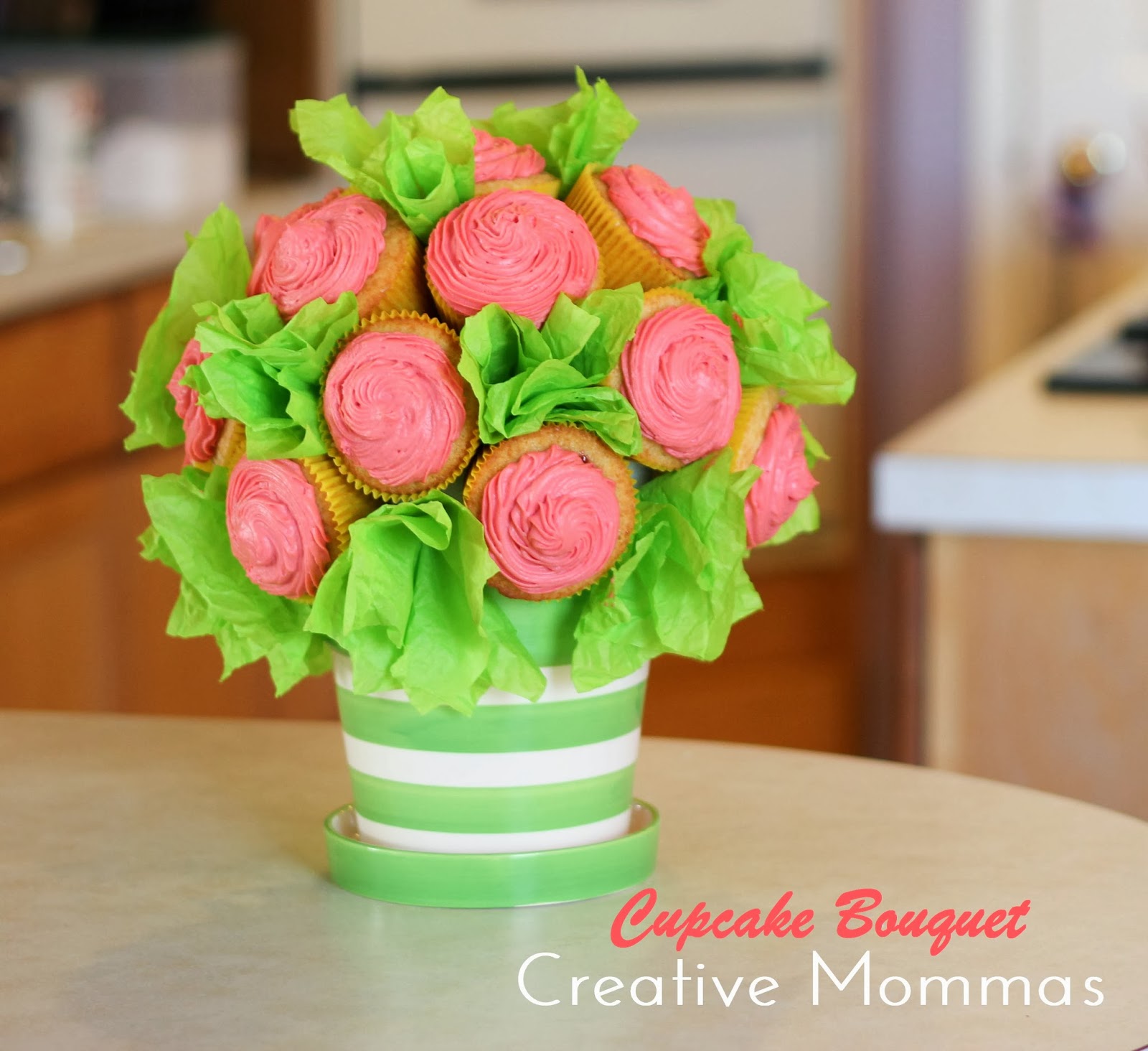 Creative Mommas Cupcake Bouquet Tutorial