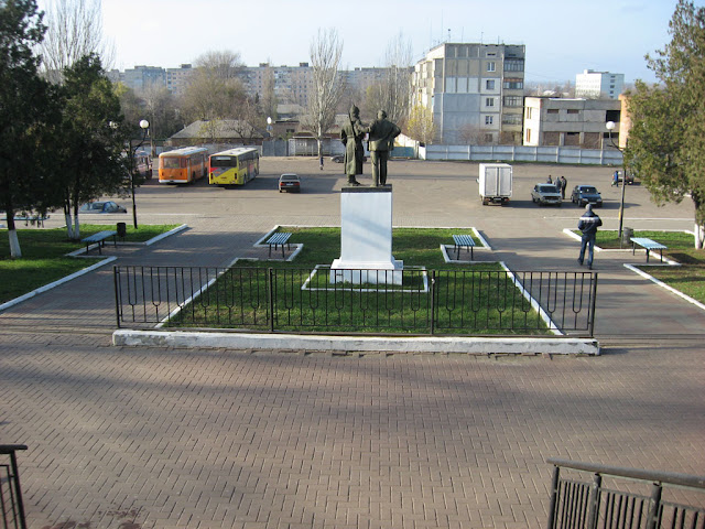 View of station square