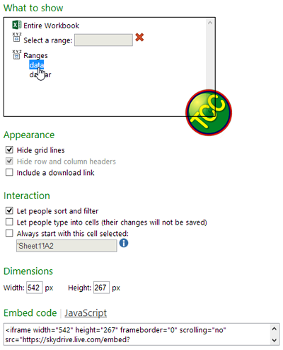 Integrasi Excel Dengan Blog atau Web Page