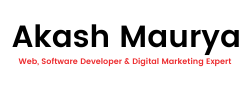 Web/Software Developer &amp; Digital Marketing/Business Growth Expert | Akash Maurya
