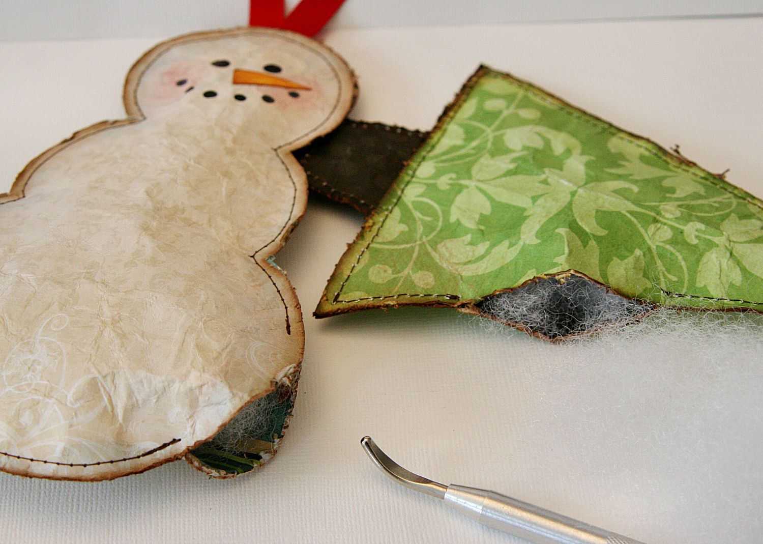 BoBunny Handmade Christmas Ornaments