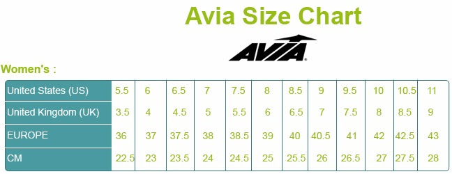 Shoe Size Chart Different Brands