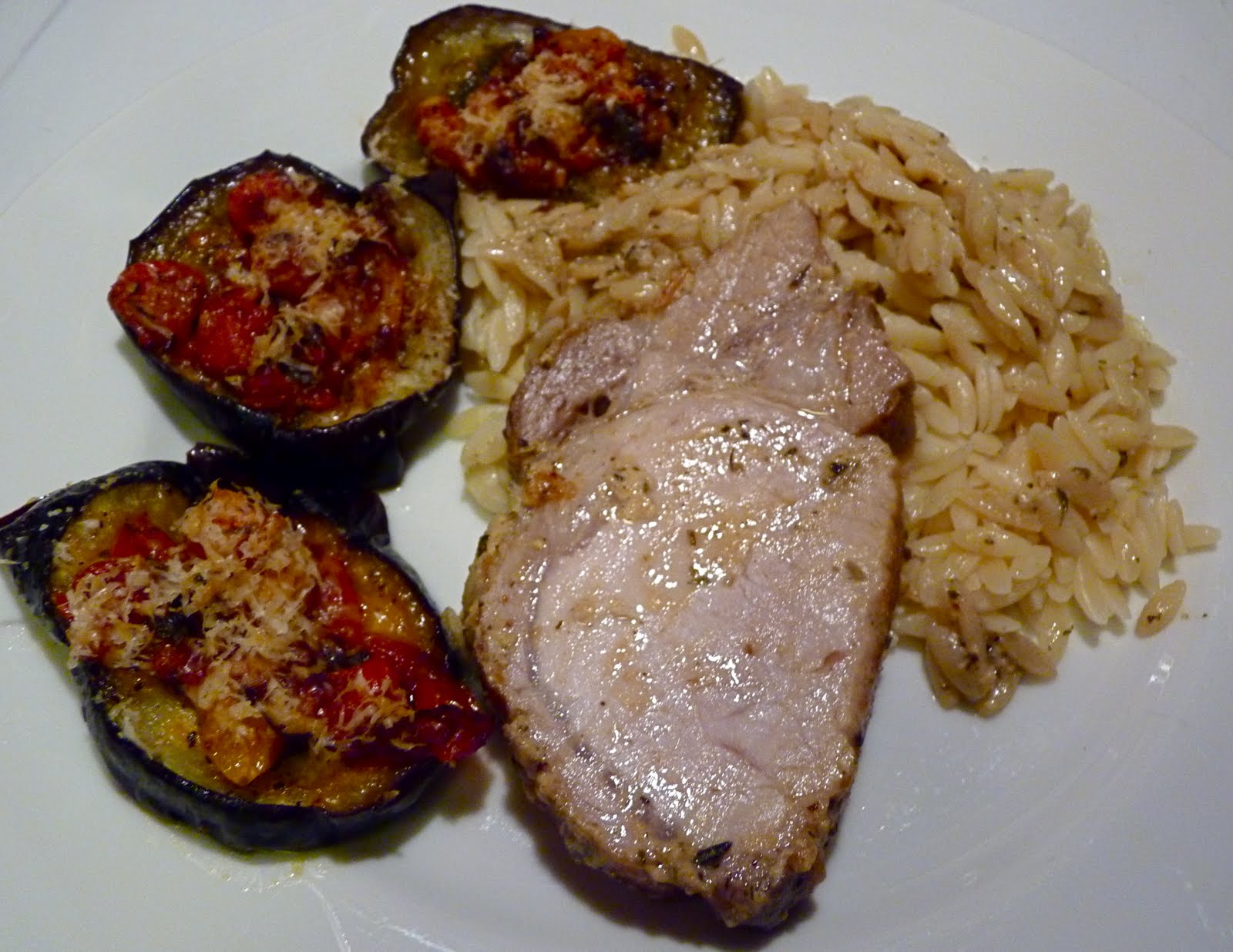 Rocket Lunch Roast Pork with Mustard, Herbes de Provence & Thyme