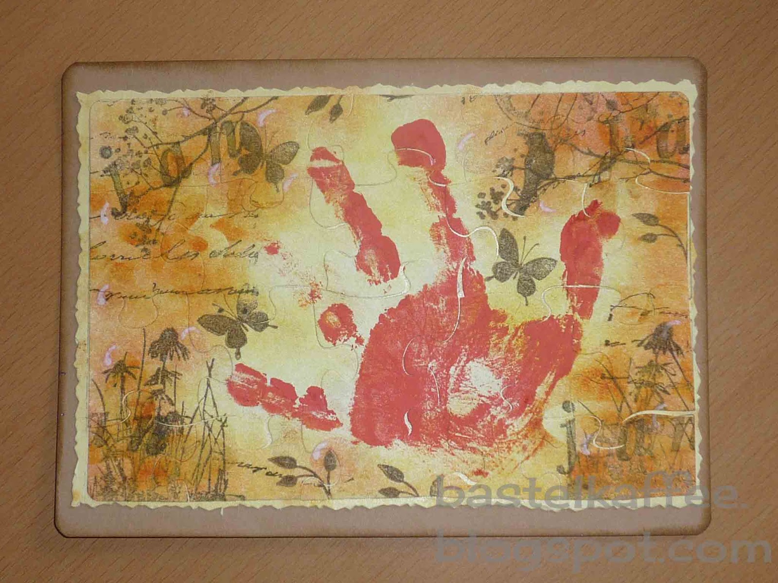 Handabdrücke kreativ gestalten