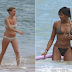 Naomi Campbell e Kate Moss em Trancoso