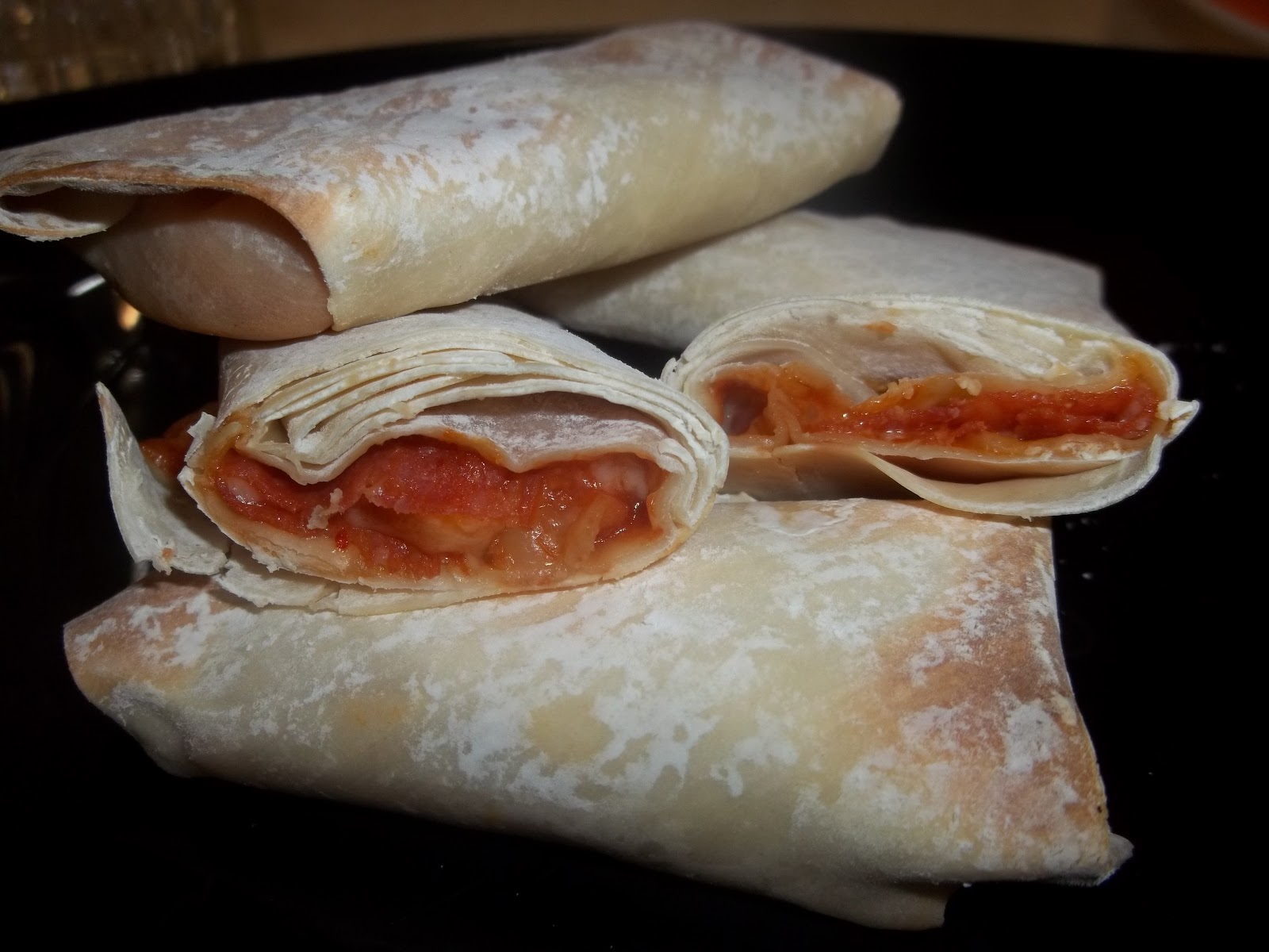 Heartfelt Balance Handmade Life Pizza Rolls made with Egg Roll Wrappers