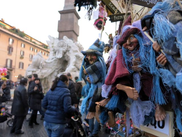 Befana, Epiphany, Piazza Navona, Rome Befana, Epiphany, Piazza Navona, Rome
