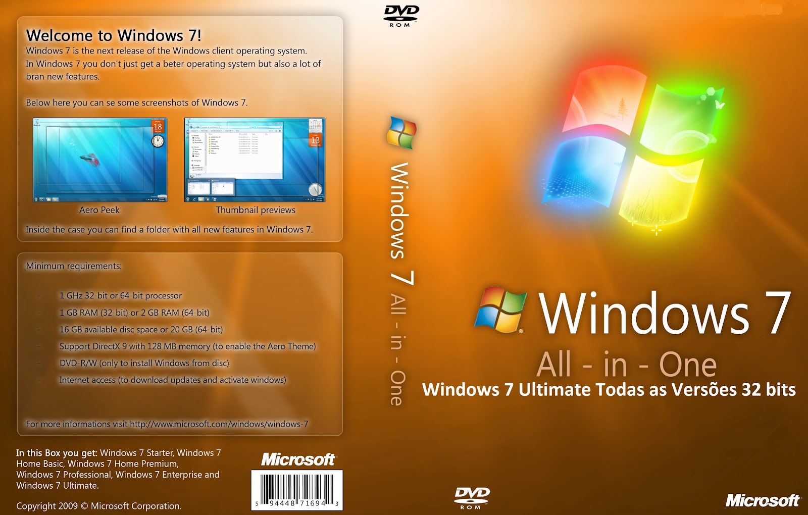 Comowindows 7 Ultimate