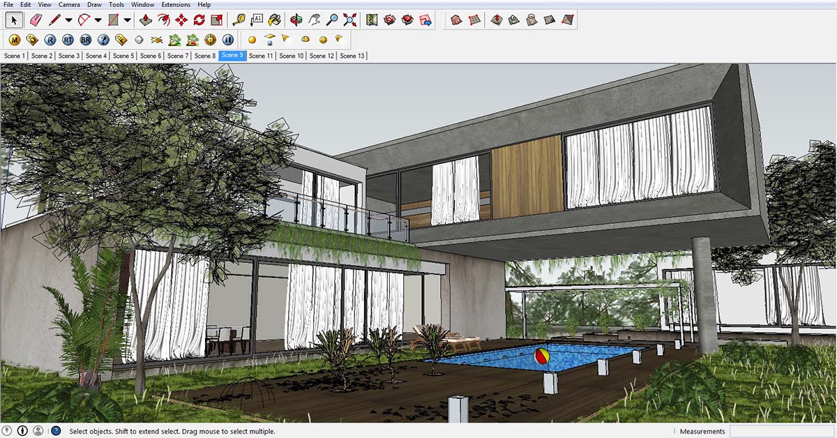 sketchup texture: awesome free sketchup model concrete block house sketchup texture: awesome free sketchup model concrete block house